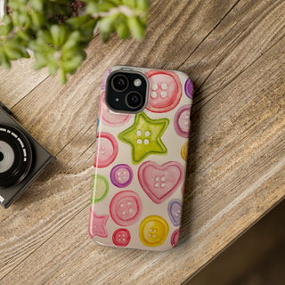 Betsy Mae Buttons Magnetic Tough Phone Case