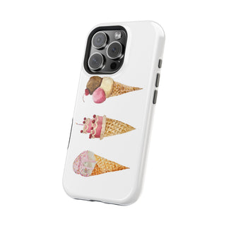 Watercolor Cone Magnetic Tough Phone Case