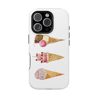 Watercolor Cone Magnetic Tough Phone Case
