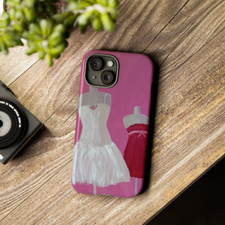 Pretty Pink Dresses Tough Phone Case
