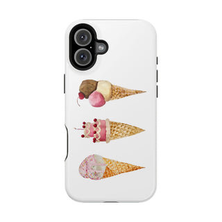 Watercolor Cone Magnetic Tough Phone Case