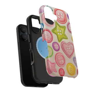 Betsy Mae Buttons Magnetic Tough Phone Case