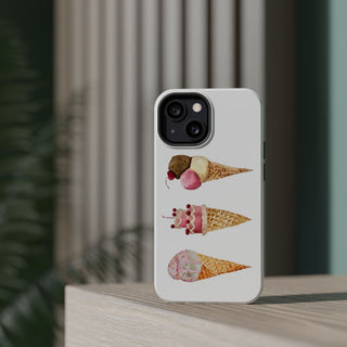 Watercolor Cone Magnetic Tough Phone Case