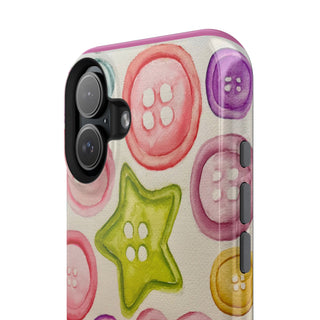 Betsy Mae Buttons Magnetic Tough Phone Case
