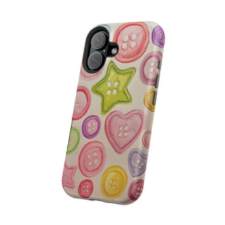 Betsy Mae Buttons Magnetic Tough Phone Case