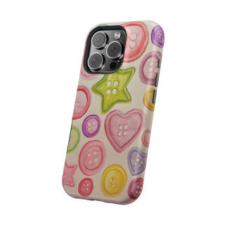 Betsy Mae Buttons Magnetic Tough Phone Case