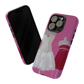 Pretty Pink Dresses Tough Phone Case