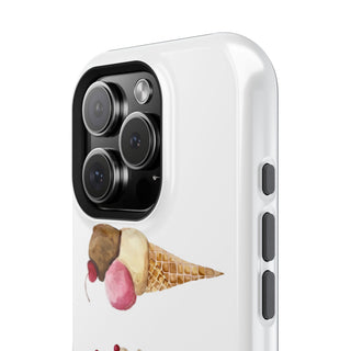 Watercolor Cone Magnetic Tough Phone Case
