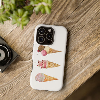 Watercolor Cone Magnetic Tough Phone Case