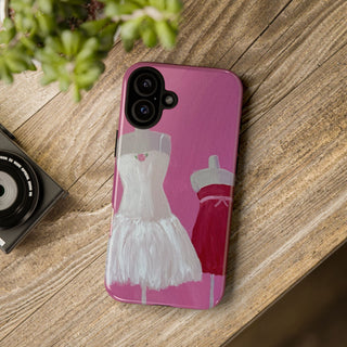 Pretty Pink Dresses Tough Phone Case