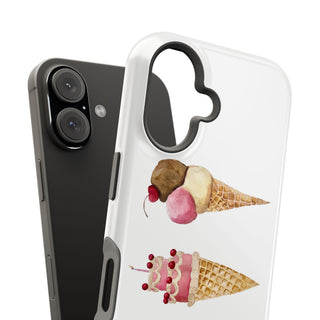 Watercolor Cone Magnetic Tough Phone Case