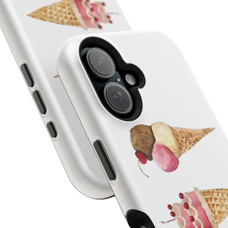 Watercolor Cone Magnetic Tough Phone Case