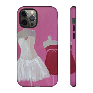 Pretty Pink Dresses Tough Phone Case
