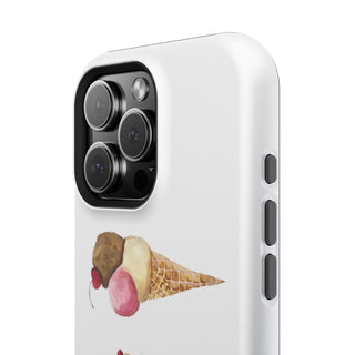 Watercolor Cone Magnetic Tough Phone Case