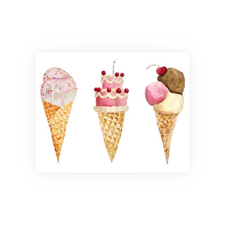 Watercolor Cone Series