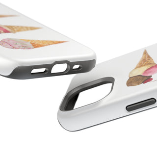 Watercolor Cone Magnetic Tough Phone Case