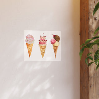 Watercolor Cone Series