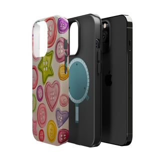 Betsy Mae Buttons Magnetic Tough Phone Case