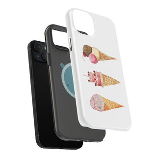Watercolor Cone Magnetic Tough Phone Case