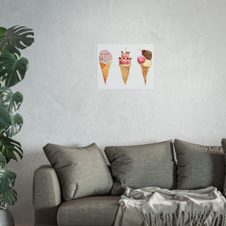 Watercolor Cone Series