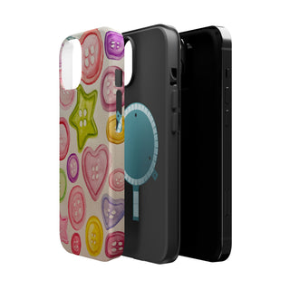 Betsy Mae Buttons Magnetic Tough Phone Case