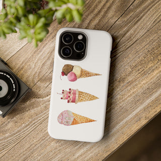 Watercolor Cone Magnetic Tough Phone Case