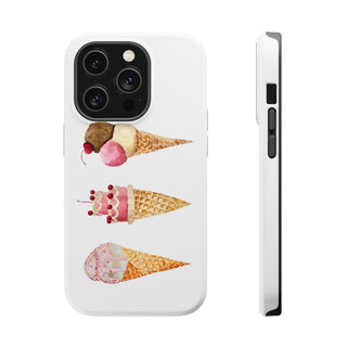 Watercolor Cone Magnetic Tough Phone Case