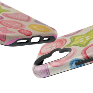 Betsy Mae Buttons Magnetic Tough Phone Case