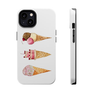 Watercolor Cone Magnetic Tough Phone Case