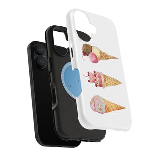 Watercolor Cone Magnetic Tough Phone Case