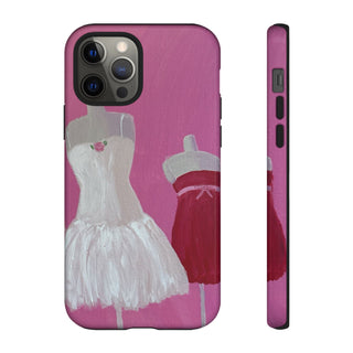 Pretty Pink Dresses Tough Phone Case