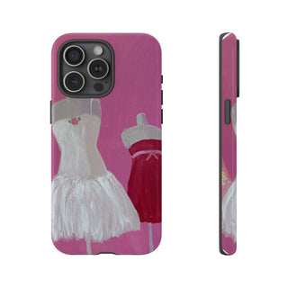 Pretty Pink Dresses Tough Phone Case
