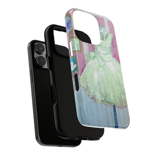 Coquette Dress Pink and White Phone Case, Tough Cases for iPhone, Samsung, Protective Smartphone Cover, Stylish Accessory, Girly Floral