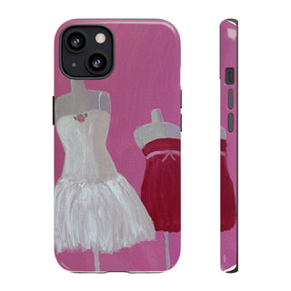 Pretty Pink Dresses Tough Phone Case