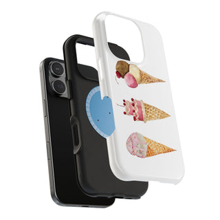 Watercolor Cone Magnetic Tough Phone Case
