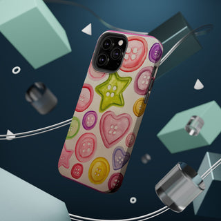 Betsy Mae Buttons Magnetic Tough Phone Case