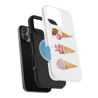 Watercolor Cone Magnetic Tough Phone Case