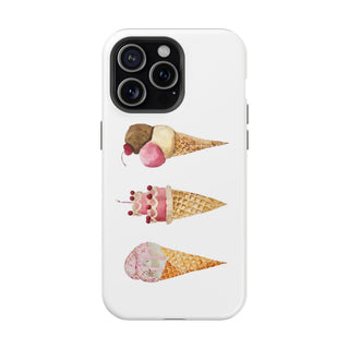 Watercolor Cone Magnetic Tough Phone Case