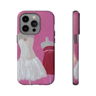 Pretty Pink Dresses Tough Phone Case