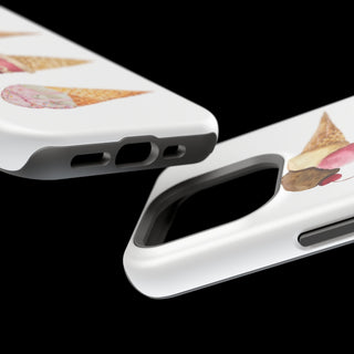 Watercolor Cone Magnetic Tough Phone Case