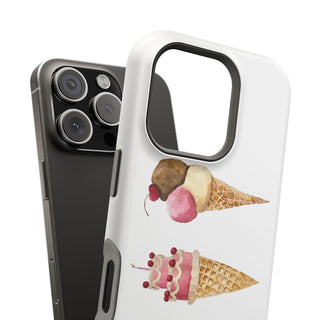 Watercolor Cone Magnetic Tough Phone Case