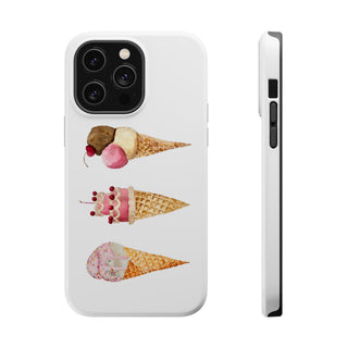 Watercolor Cone Magnetic Tough Phone Case