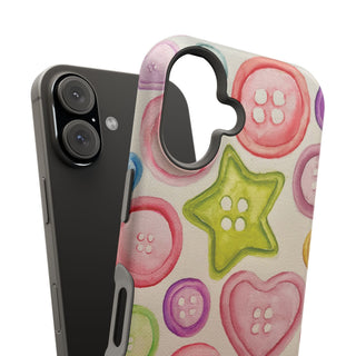 Betsy Mae Buttons Magnetic Tough Phone Case