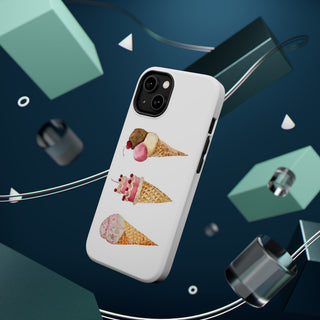 Watercolor Cone Magnetic Tough Phone Case