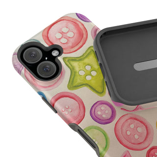Betsy Mae Buttons Magnetic Tough Phone Case
