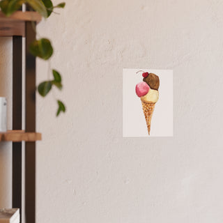Watercolor Cone 3
