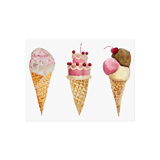 Watercolor Cone Series