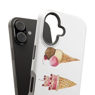Watercolor Cone Magnetic Tough Phone Case
