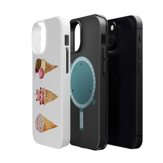 Watercolor Cone Magnetic Tough Phone Case