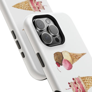 Watercolor Cone Magnetic Tough Phone Case